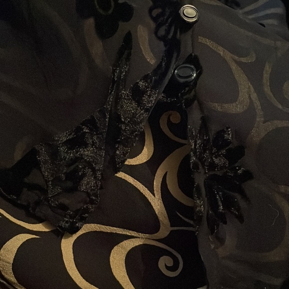Jones New York Silk/Velour Blouse - Picture 7 of 10